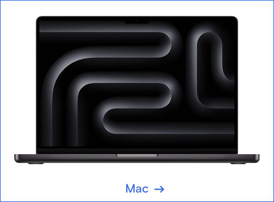 Bild des aktuellsten Apple MacBook. Weiterleitung zur Apple Mac Seite