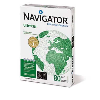 Navigator Organizer//COP080C1 DIN A4 hochwei/ß gelocht 80 g//qm Inh.500