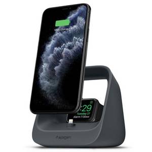 Spigen 2in1 Ladestation Stander Docking Fur Iphone Handy Stander Apple Watch Lle Serien Airpods Airpods Pro Kaufen