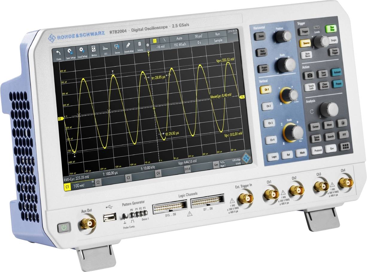 Rohde & Schwarz RTB2004EDU Oscilloscopio digitale 70 MHz 4 canali 1 pz.