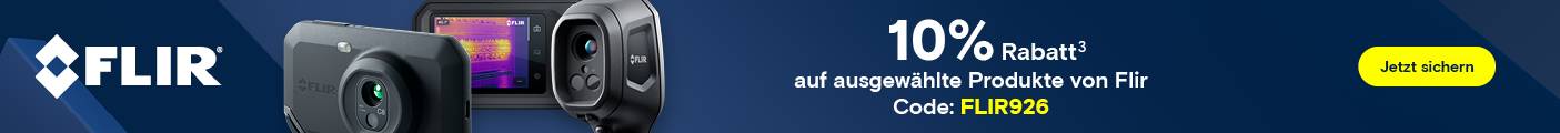 10%	Rabatt auf ausgewählte Produkte von Flir 