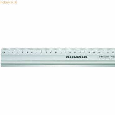 50cm Rumold Schneidelineal Aluminium mit Stahlkante