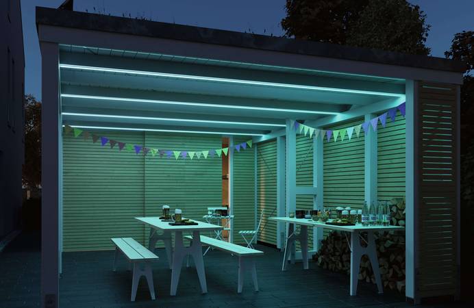 LED-Lichtbänder für den Außenbereich