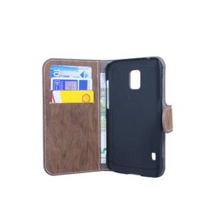 Samsung Galaxy S5 Active Handyhulle Tasche Flip Case Smartphone Schutzhulle Braun Kaufen