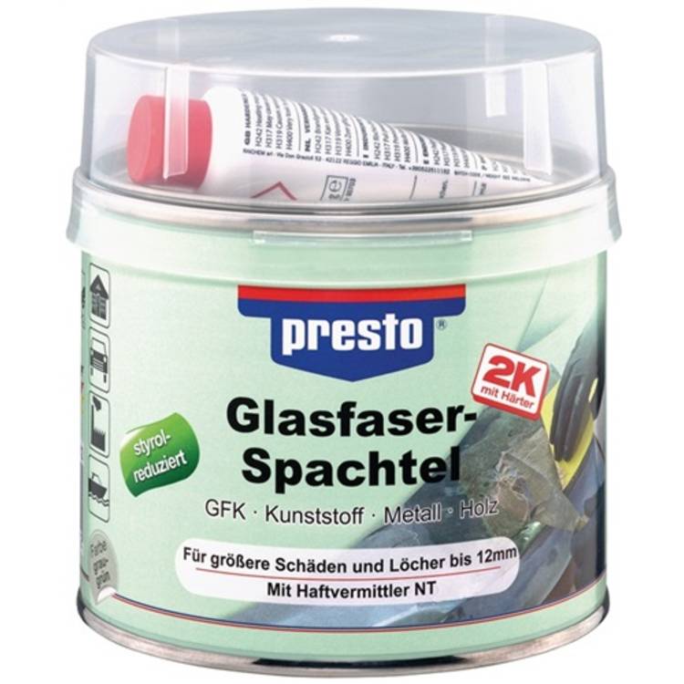2K-Glasfaserspachtel prestolith® ext.grau-grün 1000g Dose PRESTO kaufen