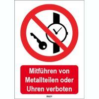 Schild Rauchen verboten 10cm Ø Alu gemäß ISO 7010 P002 