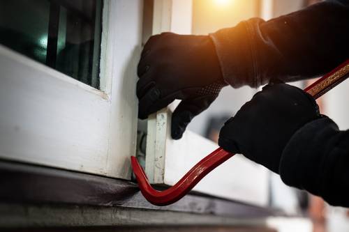 Einbruch am Fenster