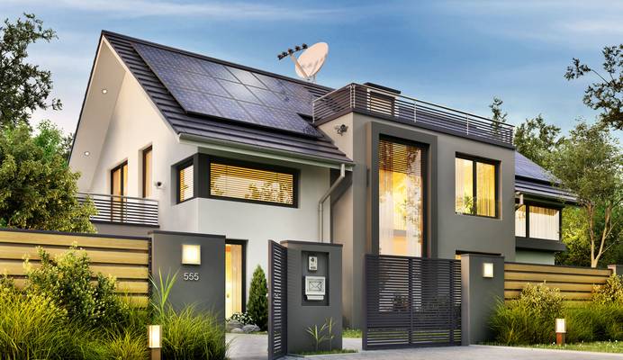 Fotovoltaïsche systemen op uw eigen dak helpen ook om energie te besparen