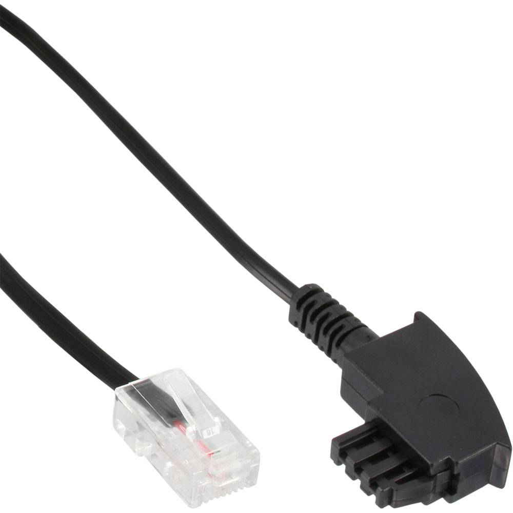 Dsl Kabel Mit Rj45 Und Tae Stecker InLine® TAE-F Kabel für DSL-Router, TAE-F Stecker an RJ45 8P2C, 6m kaufen