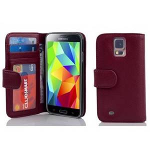 Cadorabo Handy Hulle Fur Samsung Galaxy S5 S5 Neo Hulle In Bordeaux Lila Schutzhulle Tasche Case Cover Mit 3 Kartenf Kaufen