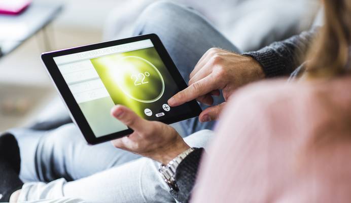 Smart Home Steuerung mit Tablet