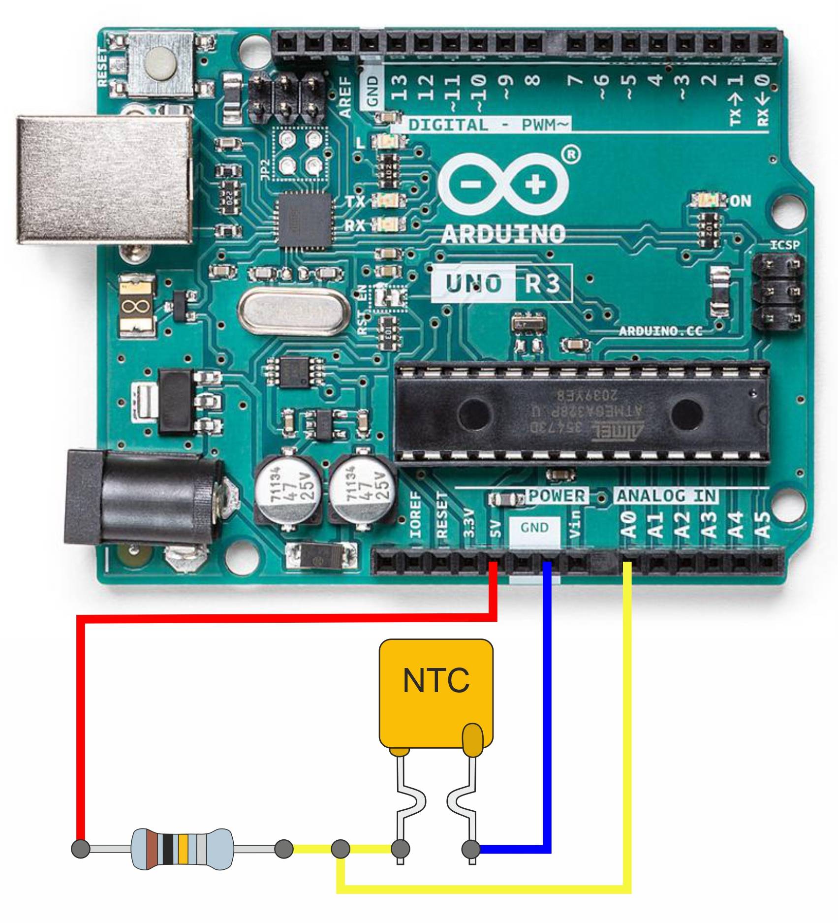 Temperaturmessung mit Arduino