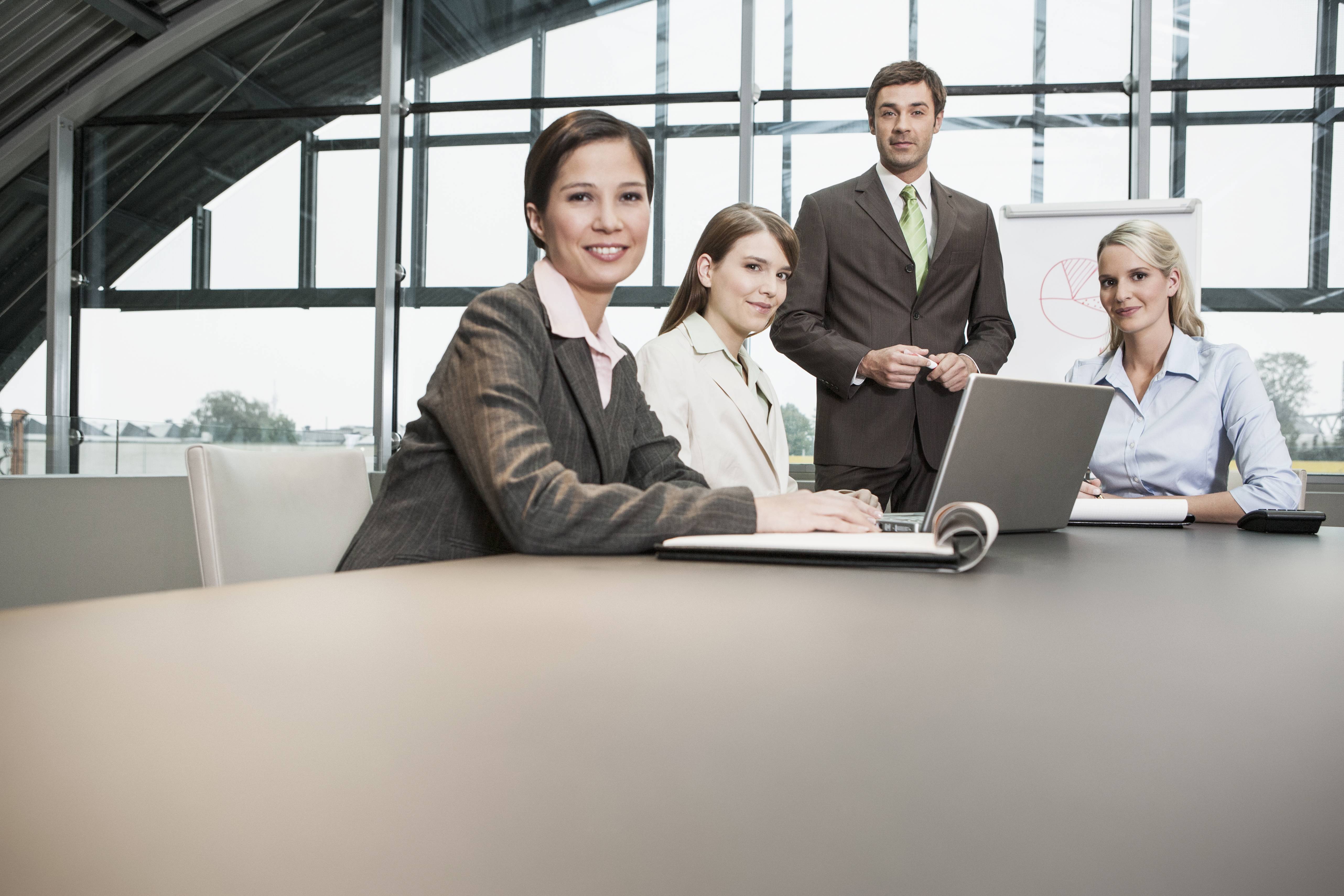 Konferenz aus Sicht eines Konferenztelefons