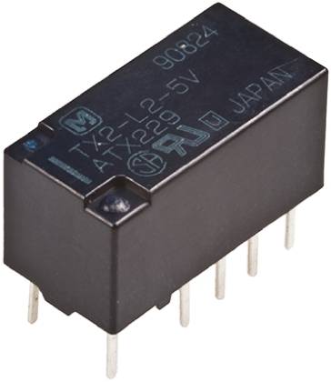 Panasonic Bistabiles Relais Printrelais 12v Dc Spule 2 Poliger Wechsler 2 A 220v Dc Kaufen