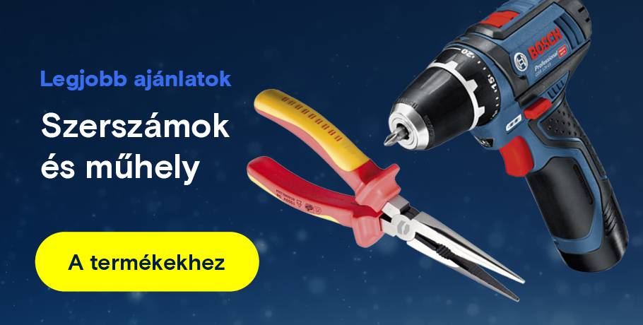 Karácsonyi év végi ajánlatok - szerszámok és műhelyfelszerelés
