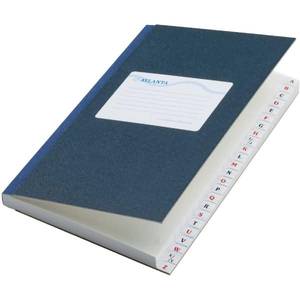 Notizbuch Mit Register 165 X 105 Mm Liniert Kaufen