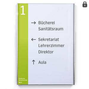 Wandschild Hxbxt 298x212x7mm F Din Hoch Querformat Schild Acrylglas Rahmen Edelstahl Kaufen