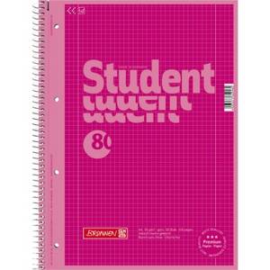 Brunnen Collegeblock Din 80bl Kariert Pink Kaufen