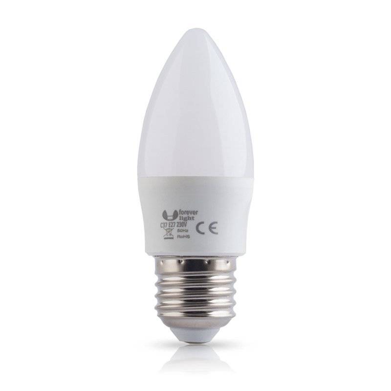 10x LED Glühlampe E14 480 Lumen 6W warmweiß 40W Glühbirne Kerze SMD Lampe Birne