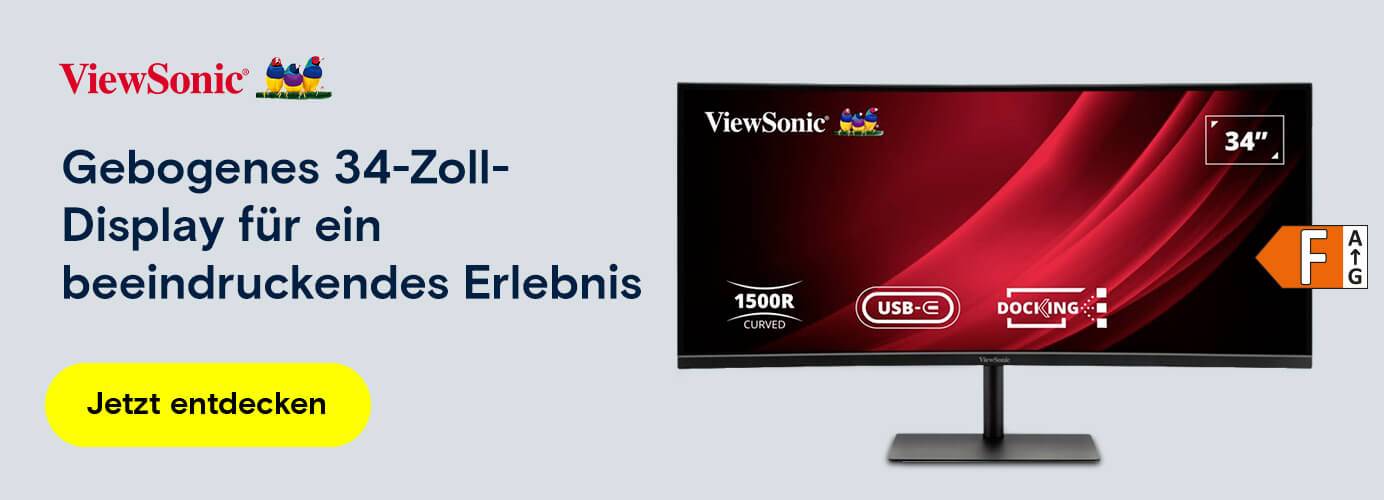ViewSonic - Gebogenes 34-Zoll-Display für ein beeindruckendes Erlebnis