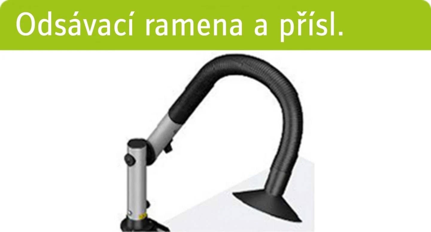 Odsávací ramena a příslušenství Weller Filtration