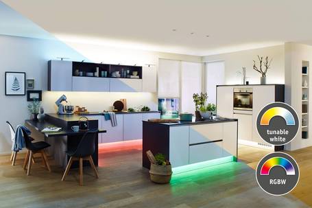 RGBW-LEDs können tausende verschiedene Lichtkombinationen realisieren