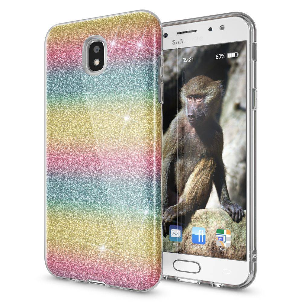 Samsung Galaxy J3 17 Eu Modell Hulle Handyhulle Von Nalia Glitzer Case Cover Kaufen