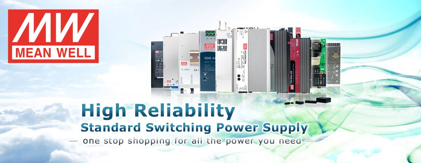 Mean Well bietet eine grosse Auswahl an Netzteilen zur Stromversorgung