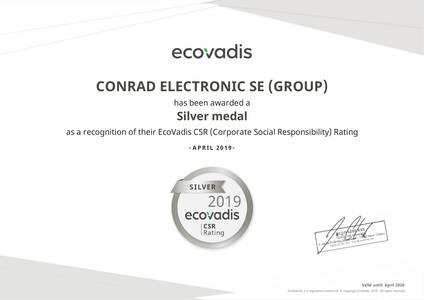 EcoVadis Zertifikat