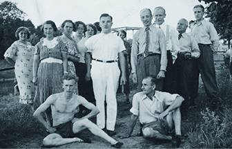 Sonnenschein zum Betriebsausflug 1934