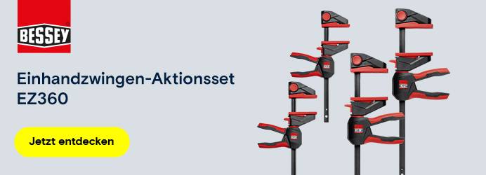 Bessey - Einhandzwingen - Aktionsset EZ360