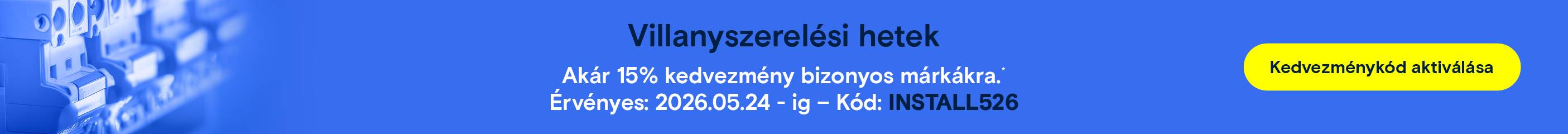 Villanyszerelési hetek