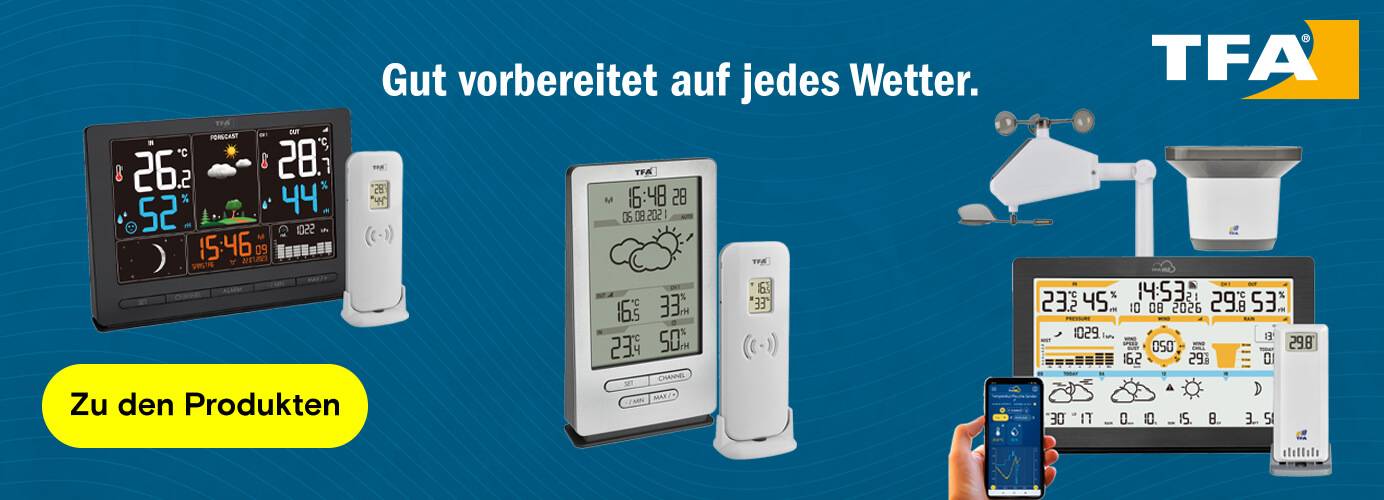 Gut vorbereitet auf jedes Wetter