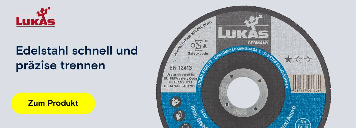 LUKAS - Edelstahl schnell und präzise trennen