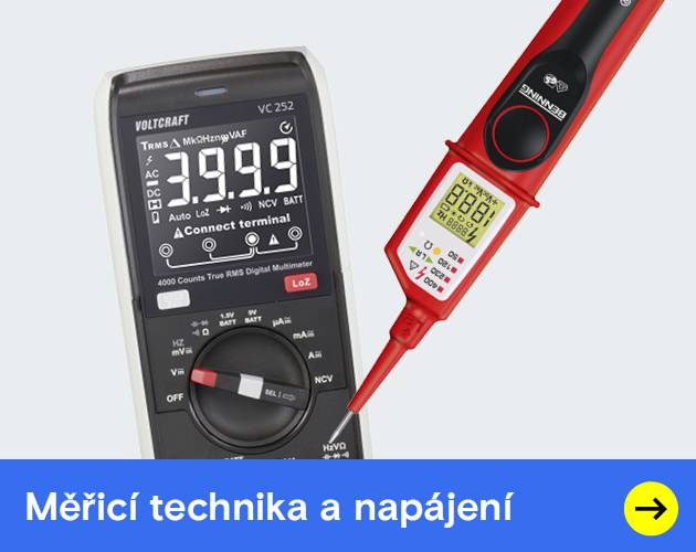 Měřicí technika a napájení