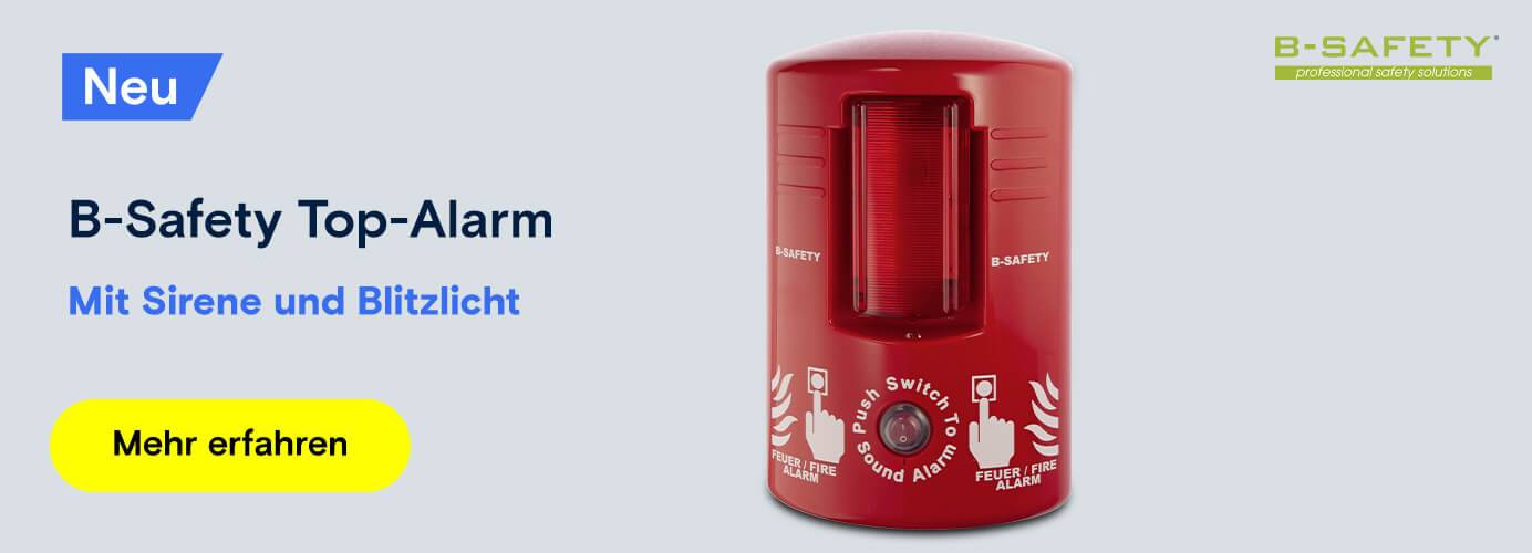 B-Safety Top-Alarm (Mit Sirene und Blitzlicht)