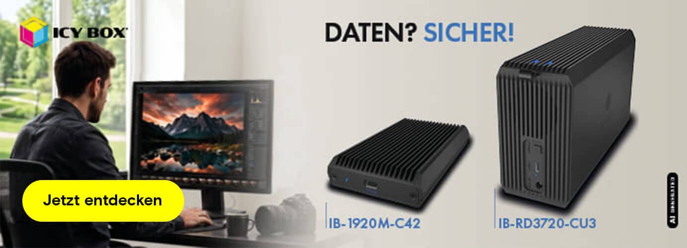 Icy Box . Daten? Sicher!
