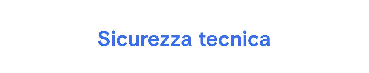 Sicurezza tecnica