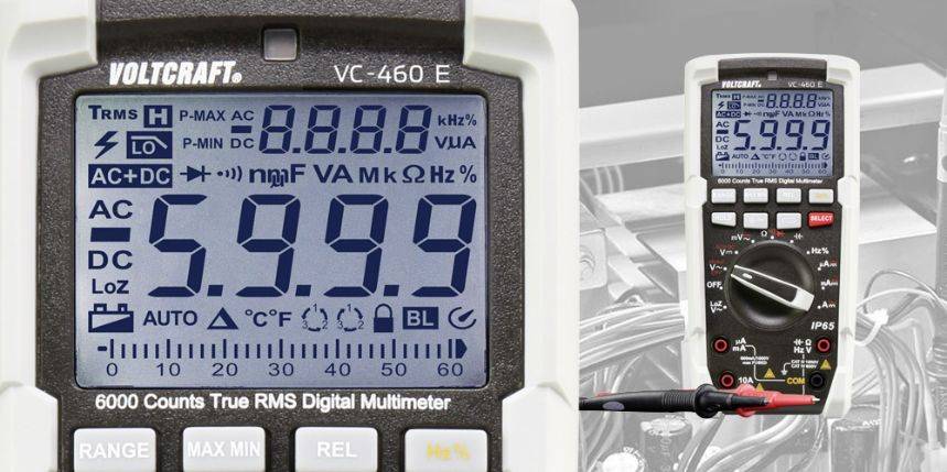 Multimetr Voltcraft VC-460 E. Robustní na každý pád