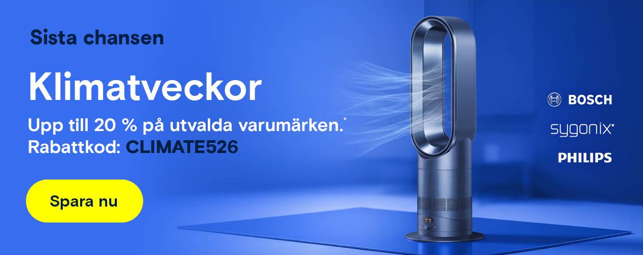 Sista chansen: 20% Klimatrabatt!