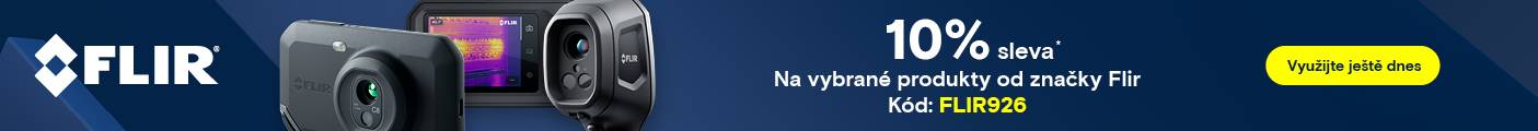 10%	sleva Na vybrané produkty od značky Flir