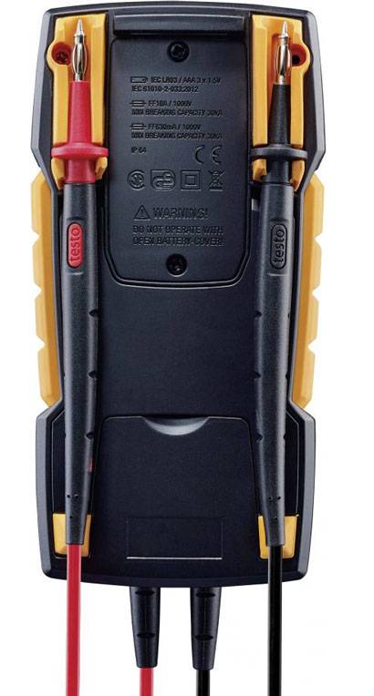 Testo 760-3: tlačítka ve službách multimetru