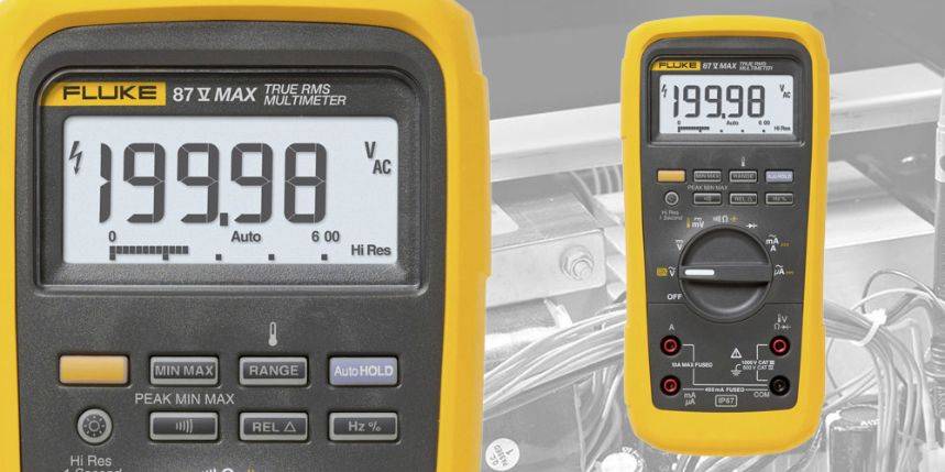 Multimetr Fluke 87V MAX definuje nový standard provozu v extrémních podmínkách