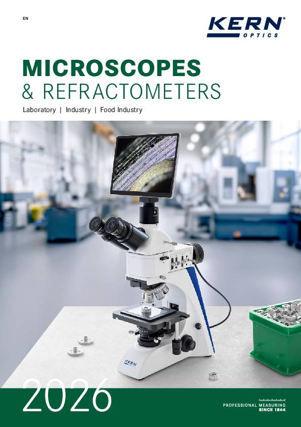 Catalog Microscopes & Refractometers 2026