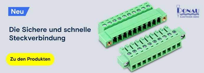 Donau Elektronik - Die sichere und schnelle Steckverbindung