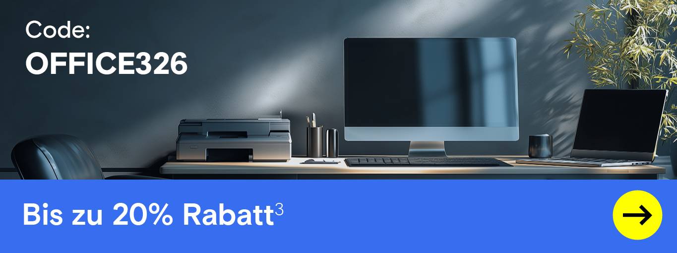 Bis zu 20% Rabatt auf Office. Code: OFFICE326.