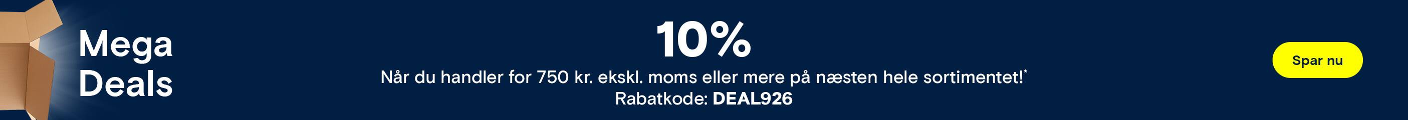 Conrad Mega Deals op til 10 % rabat