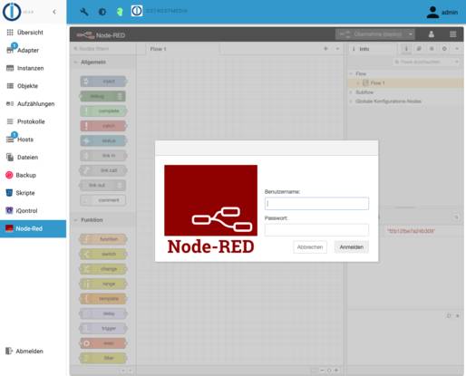 Smart Home Steuerung mit Node-RED