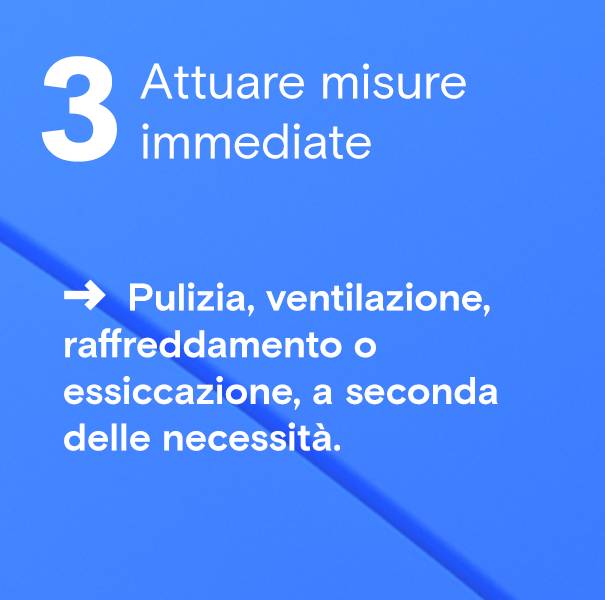 Attuare misure immediate