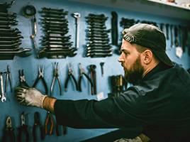 Werkzeug und Werkstatt